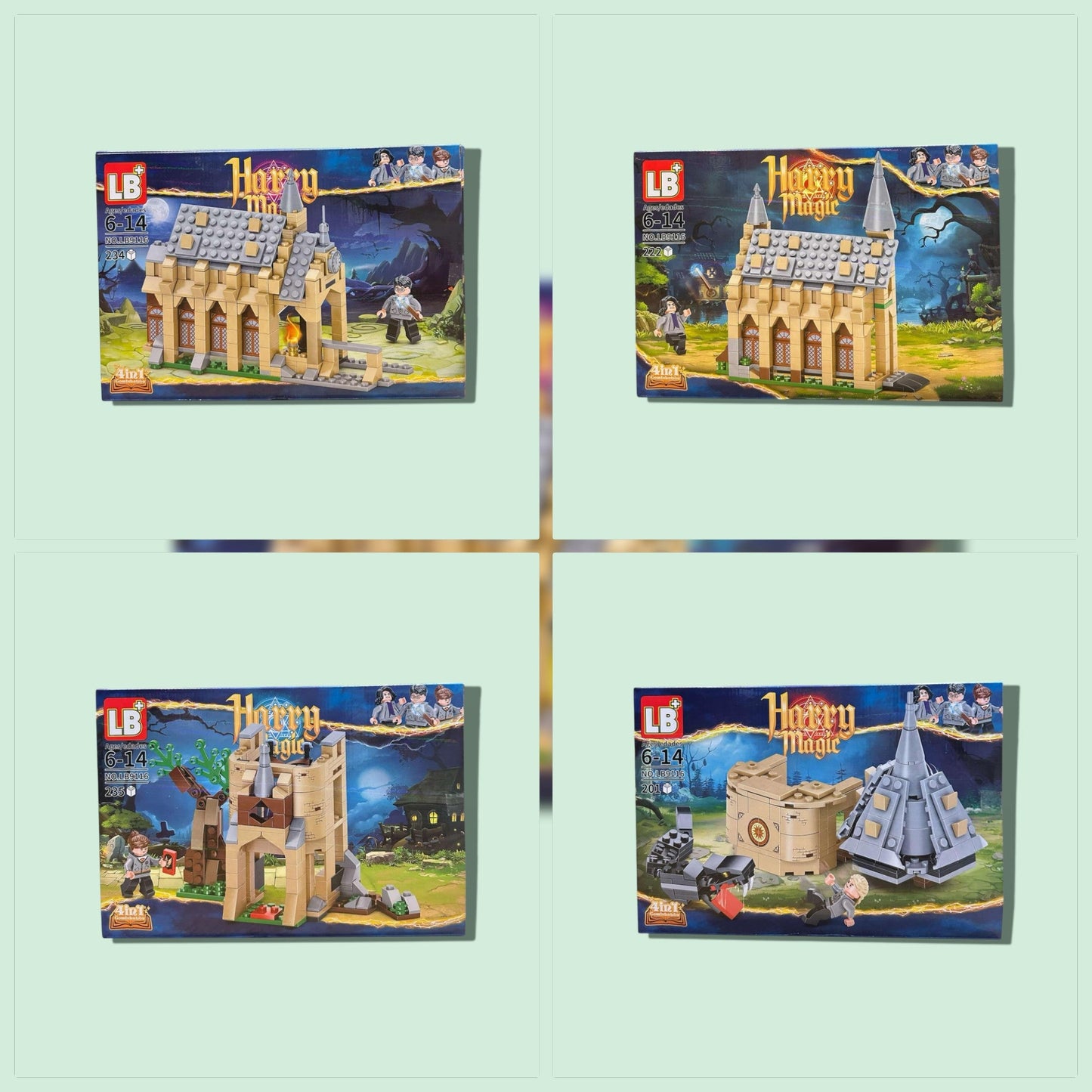 Harry Potter 4-in-1 Hogwarts Great Hall (892psc)