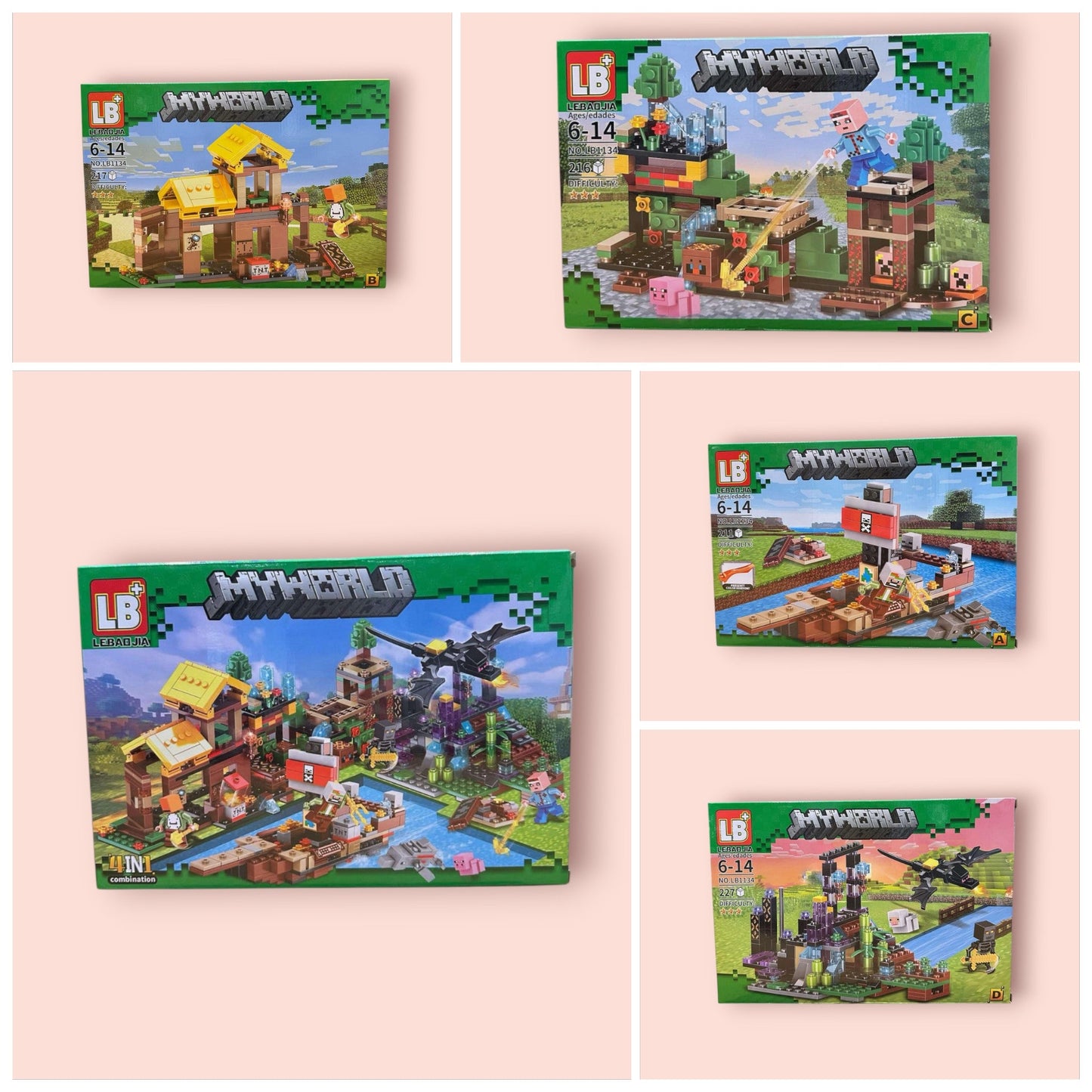 Minecraft 4-in-1 Village (871pcs)