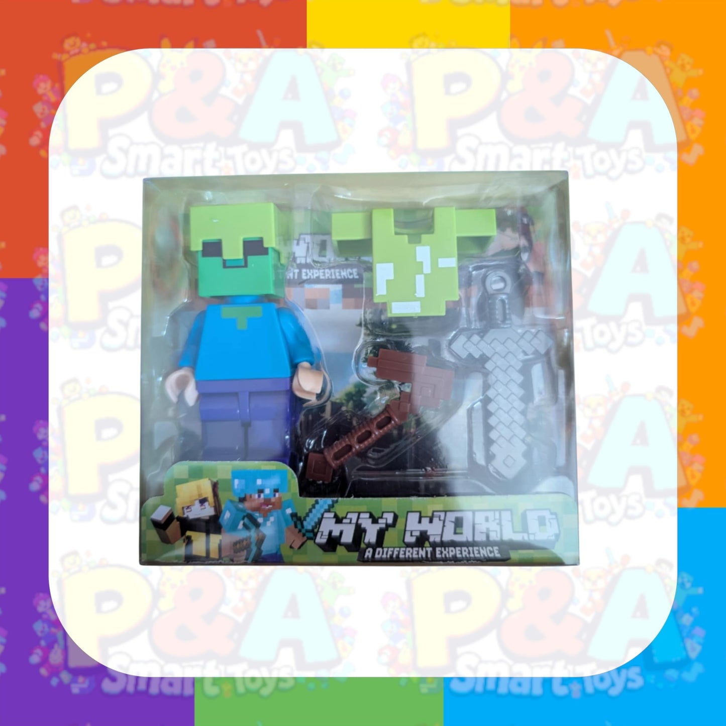 Minecraft Large Action Figure with Accessories - Lego Duplo Size Collectible