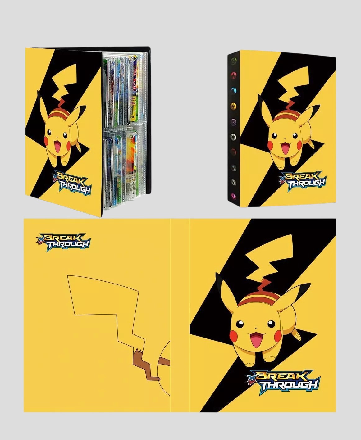Pokemon 4-Pocket Binder | Holds 240 Cards | Ideal for Collectors