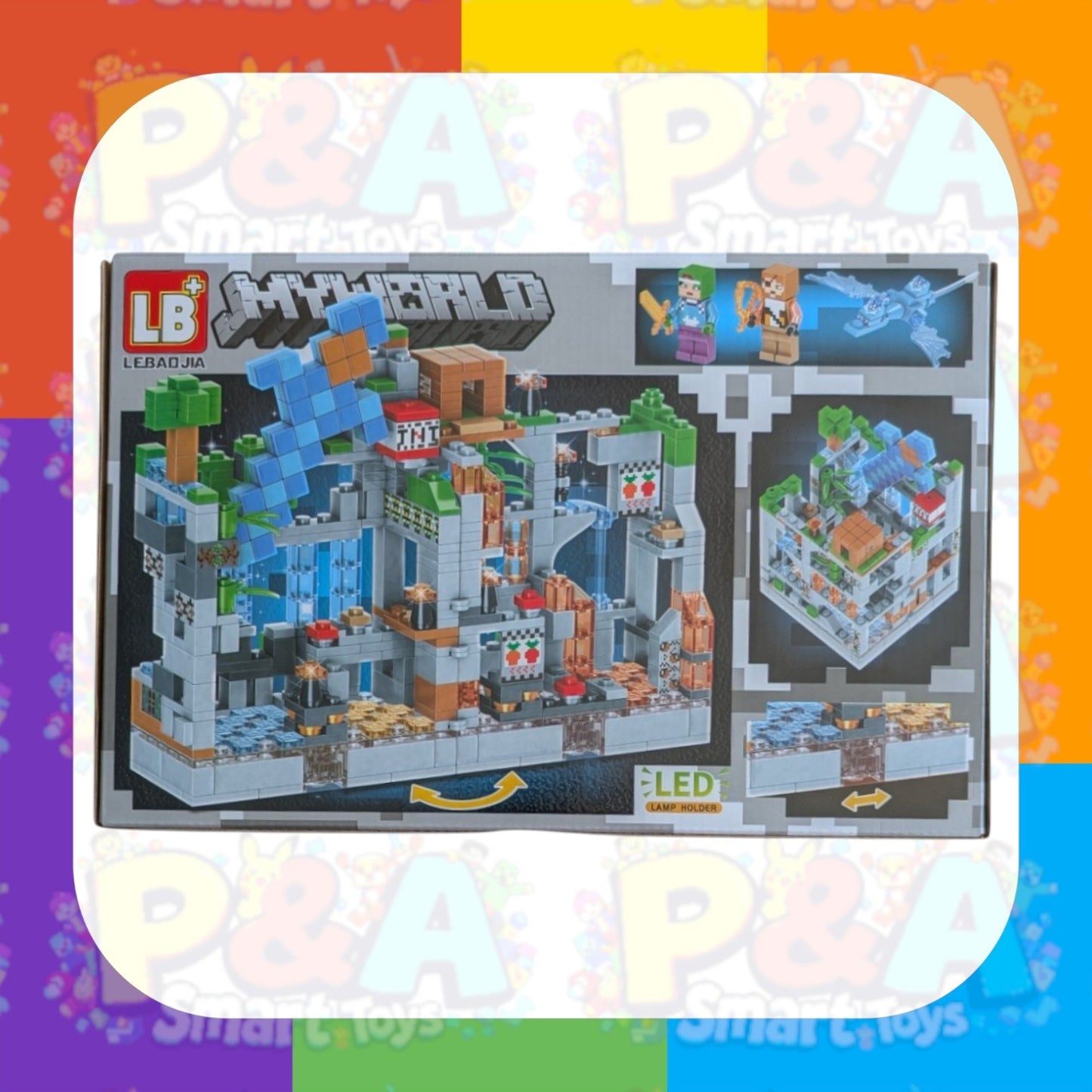 Minecraft Village 551psc Building Blocks New Led