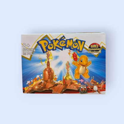 Pokémon 8-in-1 Building Blocks Set – Dynamax Charizard & More (666 psc)