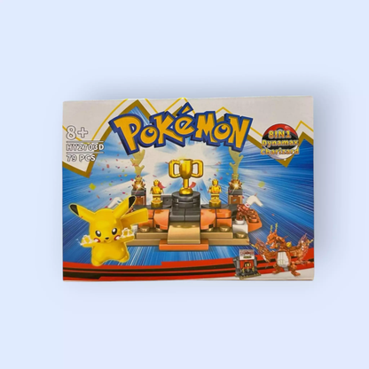 Pokémon 8-in-1 Building Blocks Set – Dynamax Charizard & More (666 psc)