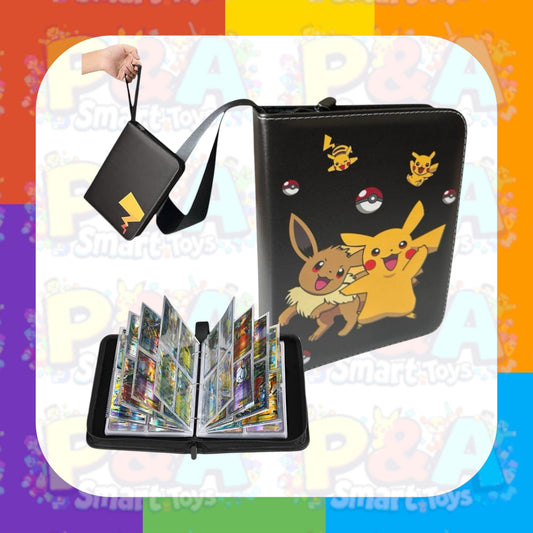 Pokemon Card Binder - 400 Card Capacity with Secure Zip
