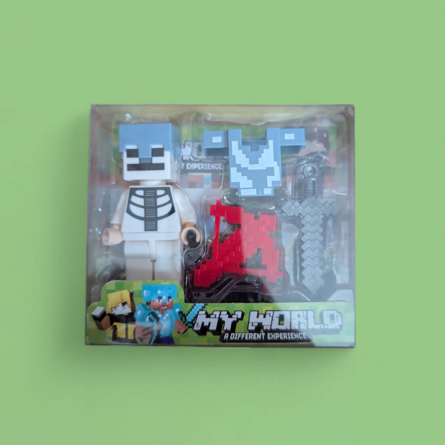 Minecraft Large Action Figure with Accessories - Lego Duplo Size Collectible