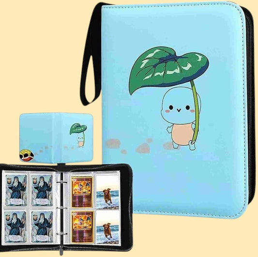 Pokemon Card Binder - 400 Card Capacity with Secure Zip