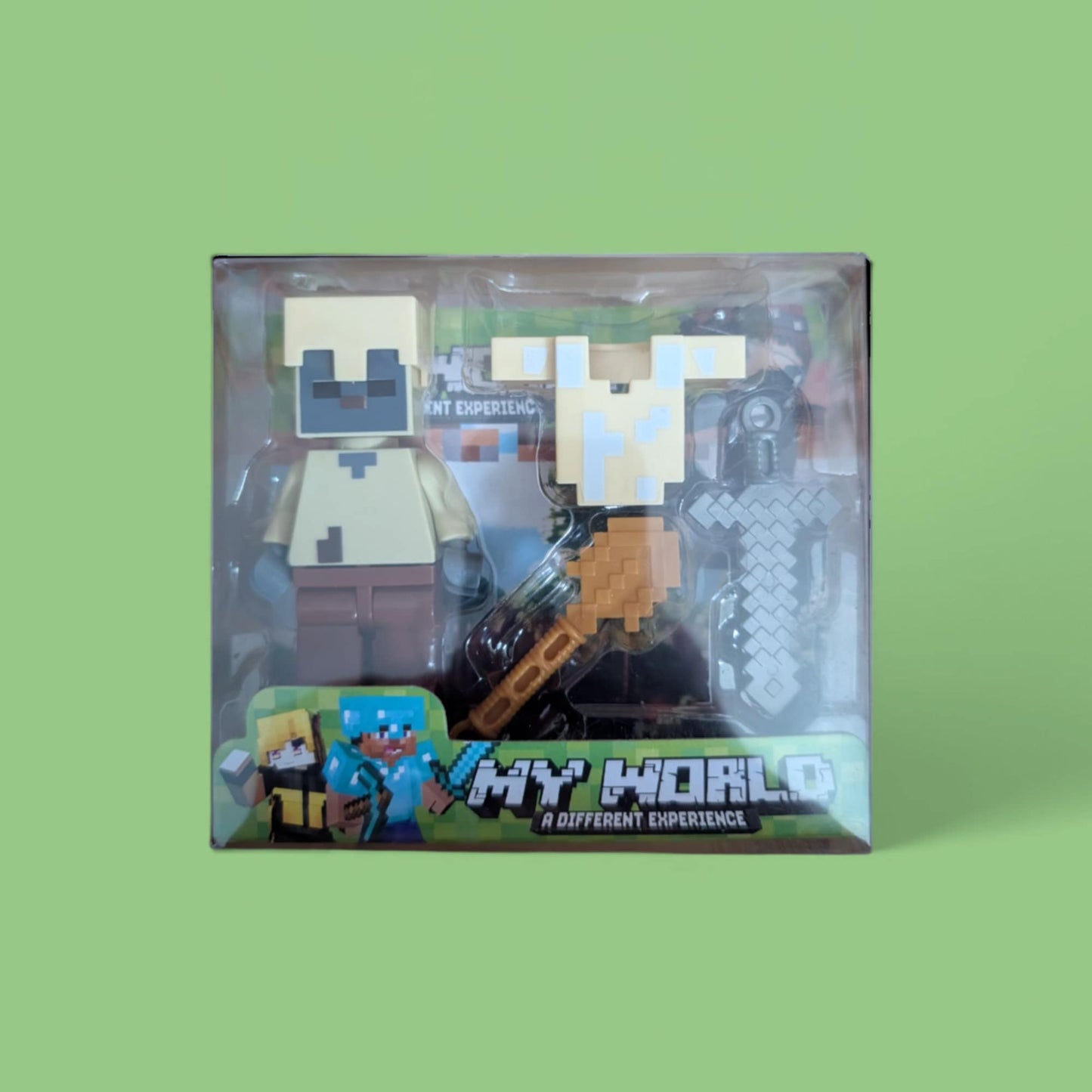 Minecraft Large Action Figure with Accessories - Lego Duplo Size Collectible