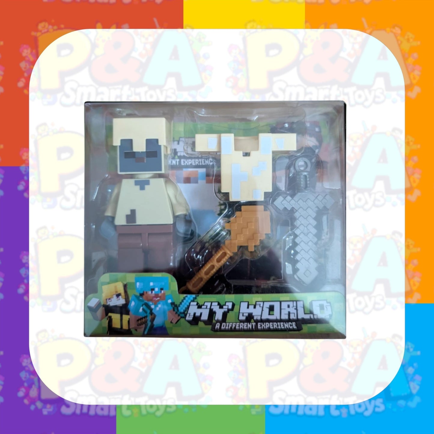 Minecraft Large Action Figure with Accessories - Lego Duplo Size Collectible