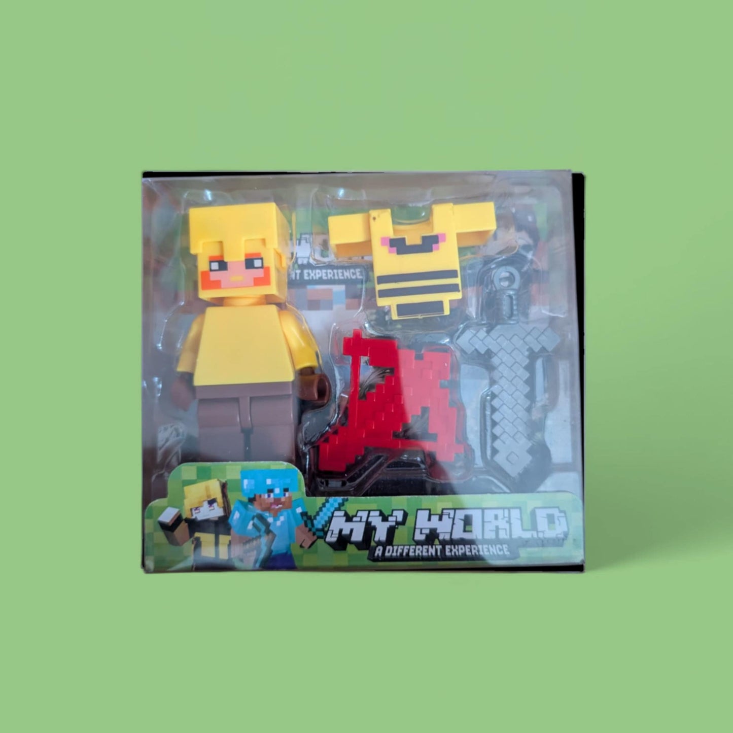 Minecraft Large Action Figure with Accessories - Lego Duplo Size Collectible
