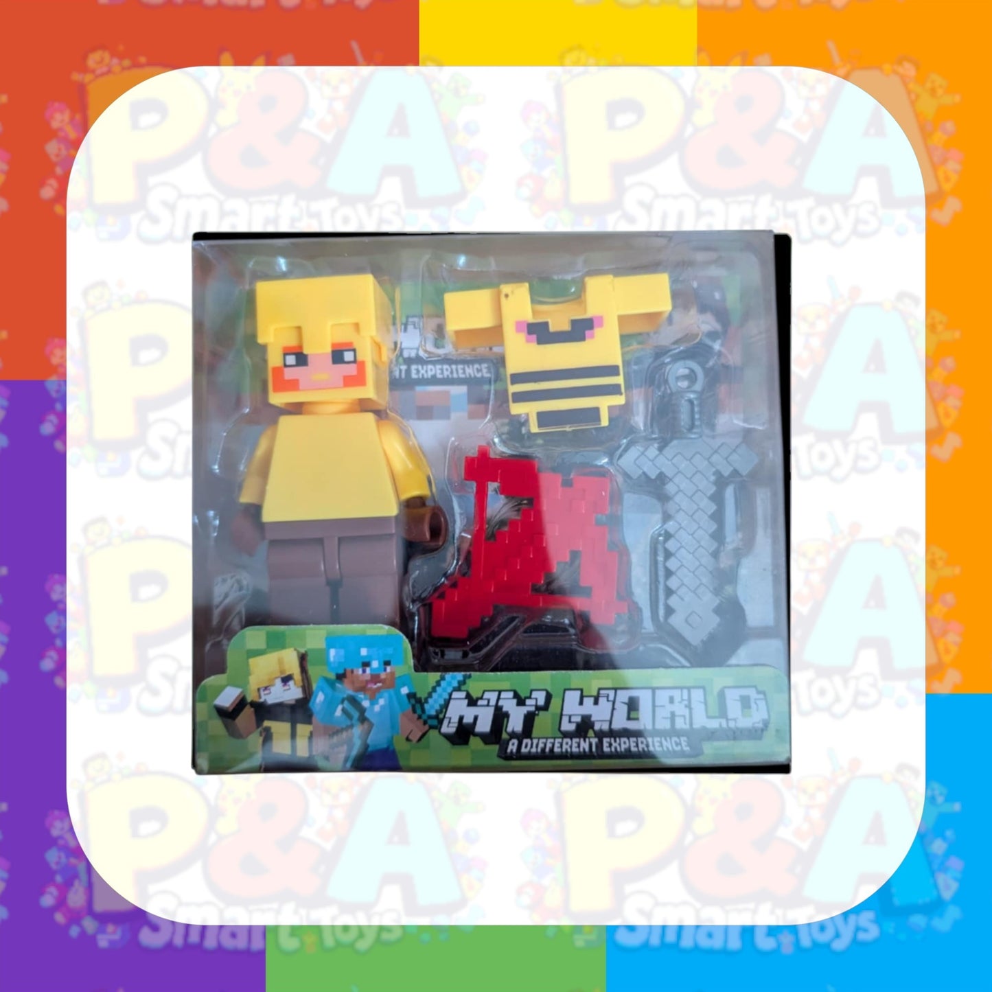 Minecraft Large Action Figure with Accessories - Lego Duplo Size Collectible
