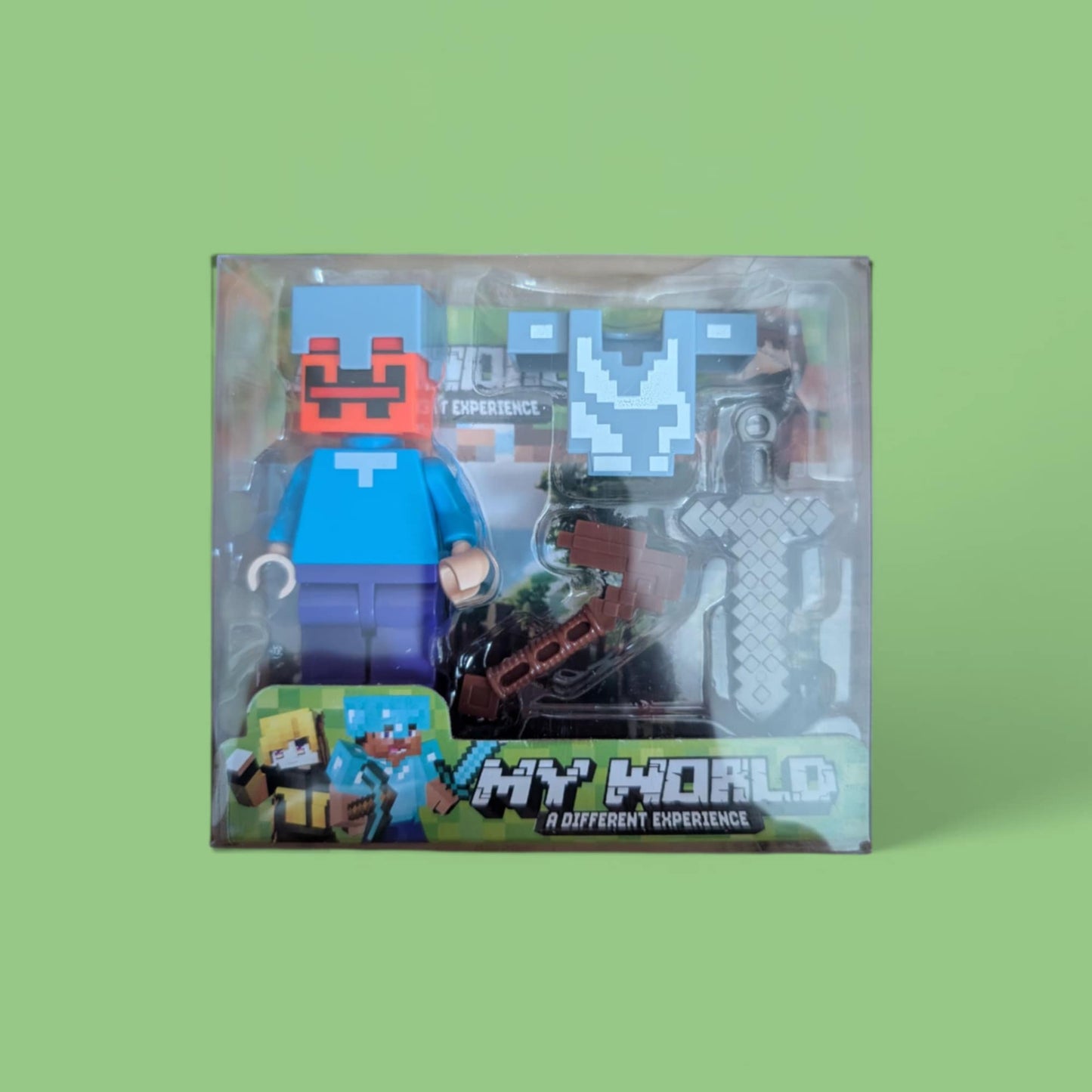 Minecraft Large Action Figure with Accessories - Lego Duplo Size Collectible