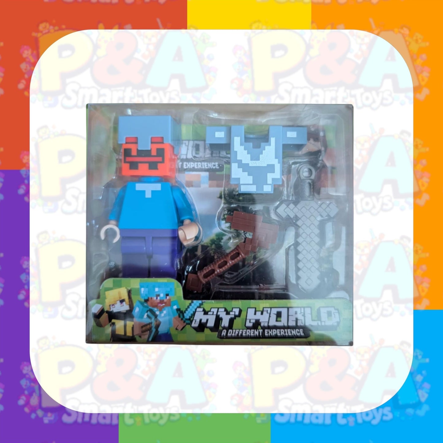 Minecraft Large Action Figure with Accessories - Lego Duplo Size Collectible