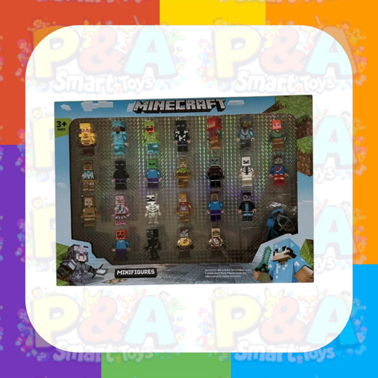 Minecraft 24 Minifigures with weapons