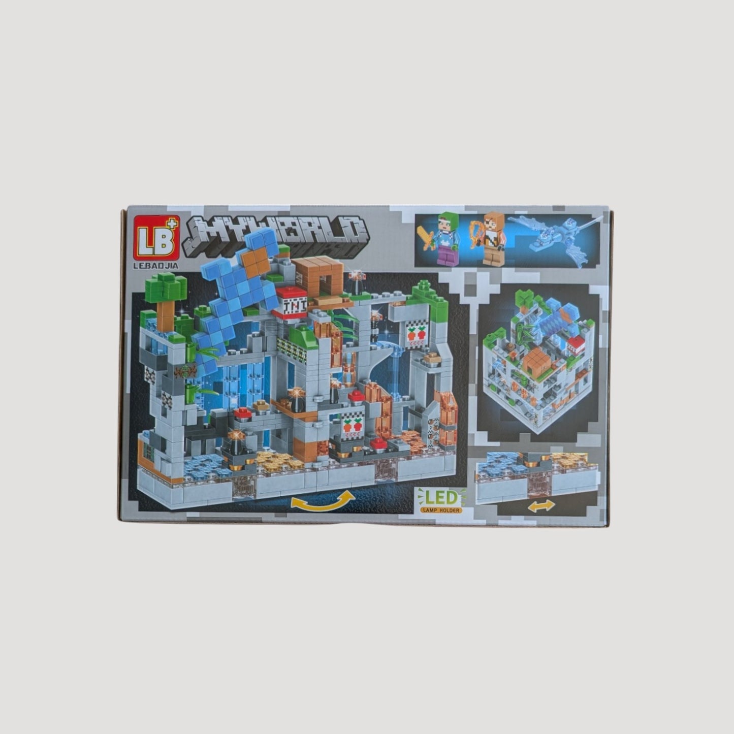 Minecraft Village 551psc Building Blocks New Led