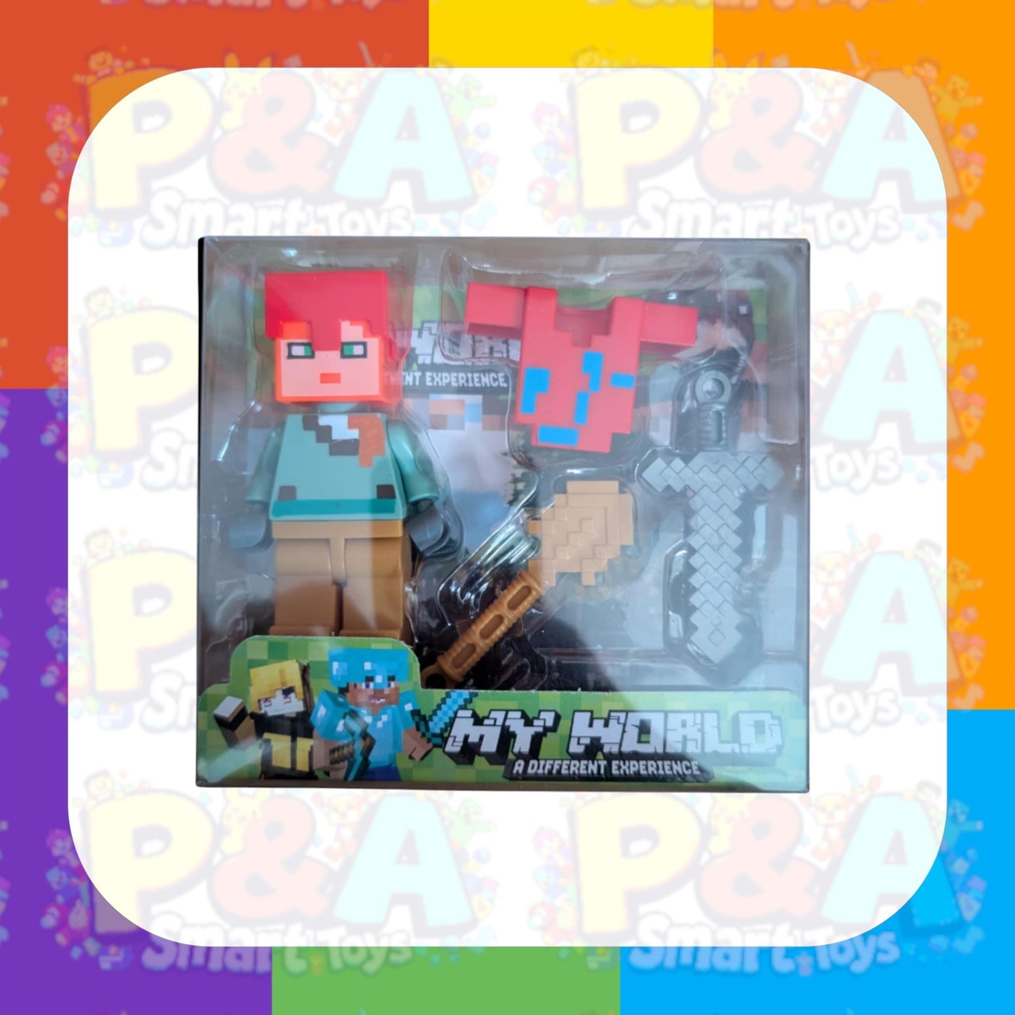 Minecraft Large Action Figure with Accessories - Lego Duplo Size Collectible