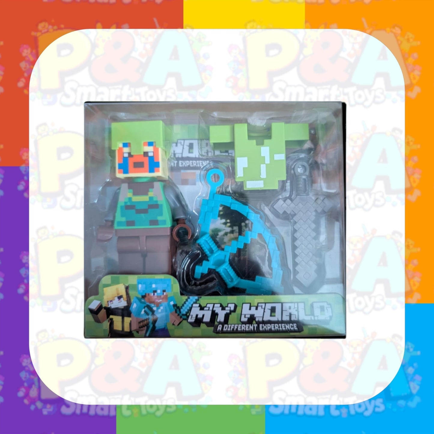 Minecraft Large Action Figure with Accessories - Lego Duplo Size Collectible