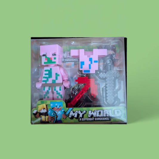 Minecraft Large Action Figure with Accessories - Lego Duplo Size Collectible