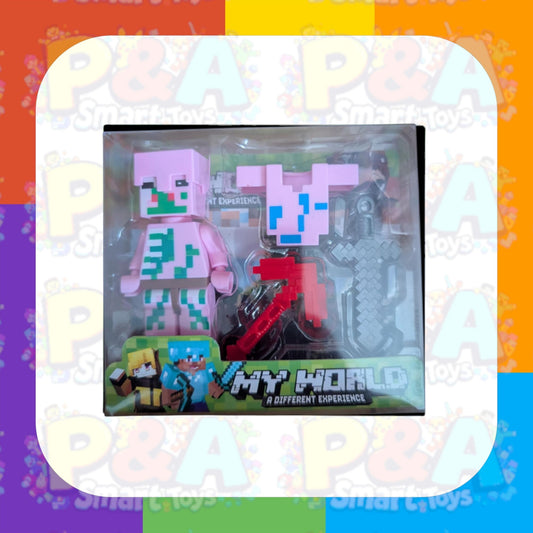 Minecraft Large Action Figure with Accessories - Lego Duplo Size Collectible