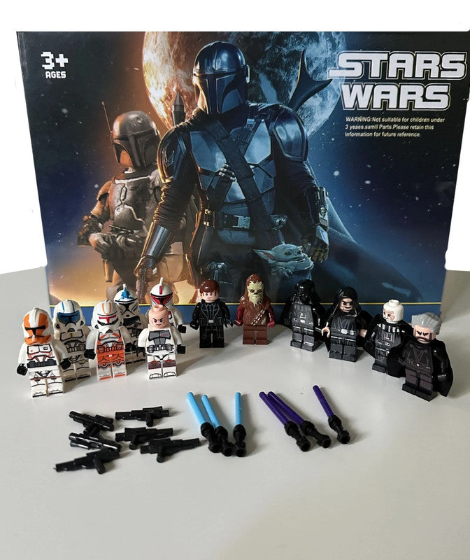 Star Wars Figures Mini 12 PCS Plus Weapons Brand New